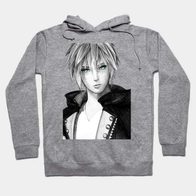 Riku - KH3 - Pencil Hoodie by Anrui